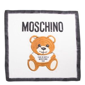 Moschino Black and White Scarf